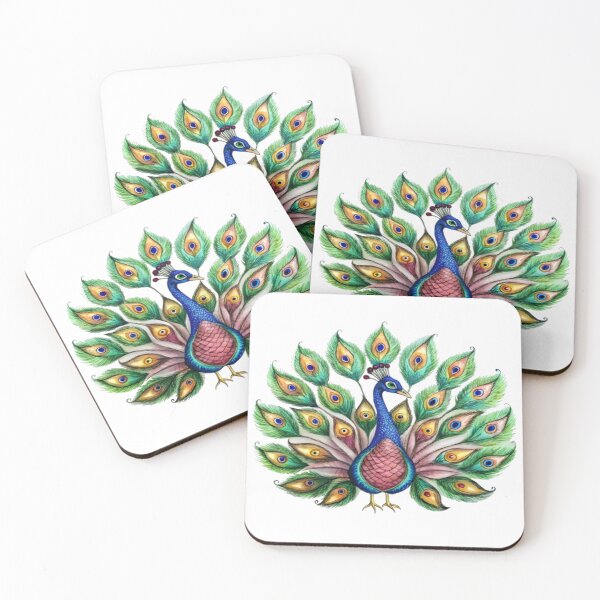 Item preview, Peacock Style Rangoli Design designed and sold by Craft99.
