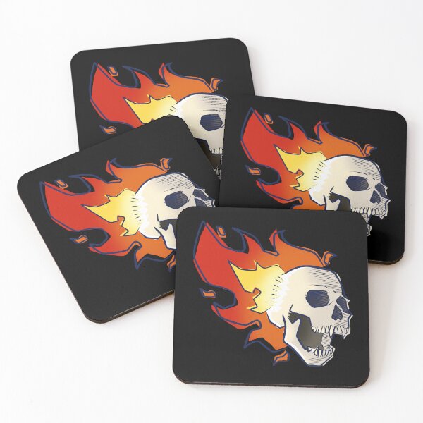 Item preview, Skull on Fire designed and sold by GabeDraws4U.