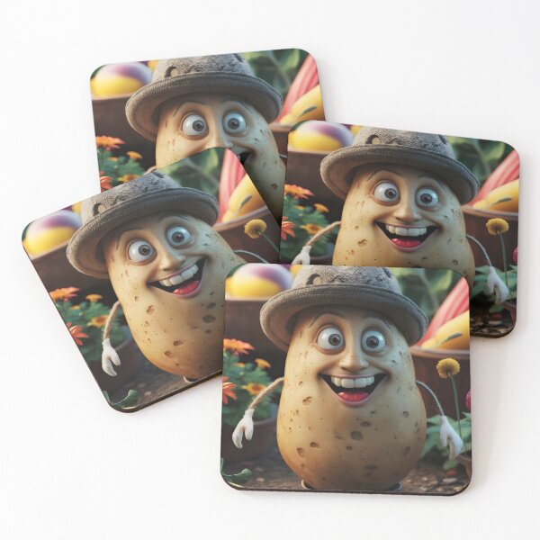 Item preview, Friendly potato in a hat. designed and sold by MyHappyArtShop.