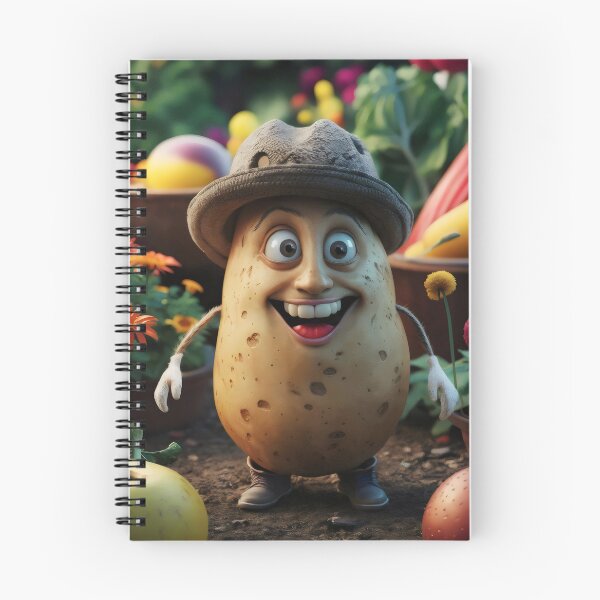 Item preview, Friendly potato in a hat. designed and sold by MyHappyArtShop.