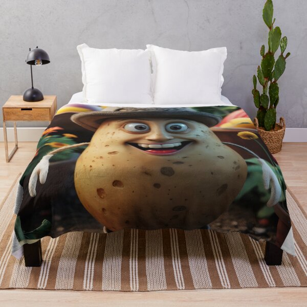 Item preview, Friendly potato in a hat. designed and sold by MyHappyArtShop.