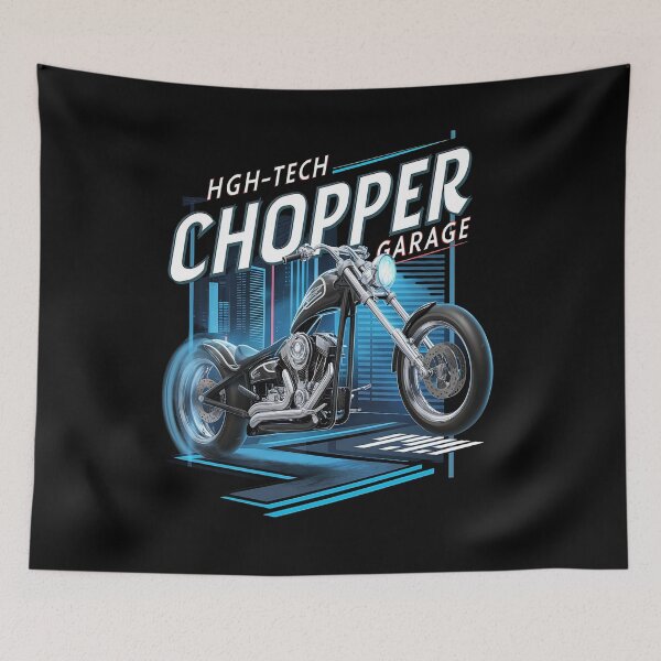 Item preview, Chopper garage - cafe racer styling - highway to hell - Chop shop - Born to race designed and sold by JansenGS.
