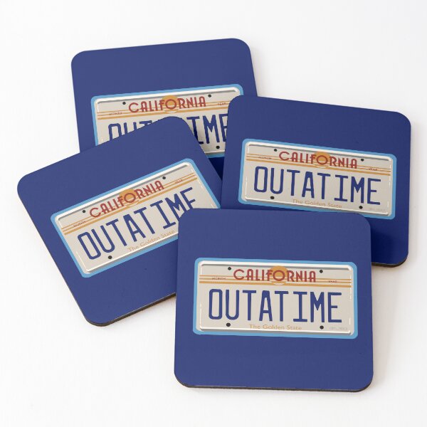 Item preview, OUTATIME Back to the Future licence plate designed and sold by garvs-studios.