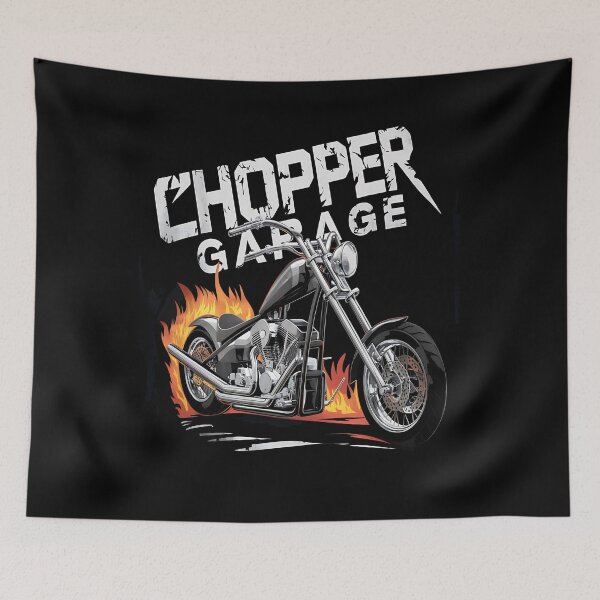 Item preview, Chopper garage - cafe racer styling - highway to hell - Chop shop - Born to race designed and sold by JansenGS.