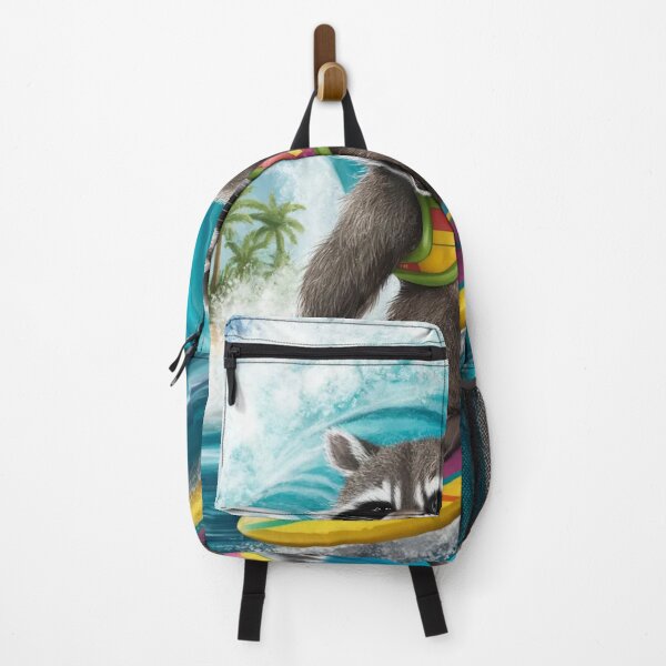 Item preview, "MAPACHE SURFING " RACCOON SURFING LOVER designed and sold by Obinne.