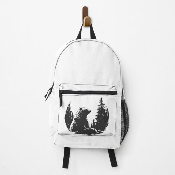 Item preview, Silhouette black and white bear // Aesthetic bear // bear Portrait // yin yang designed and sold by SMARTKIT DESIGNAGENCY.