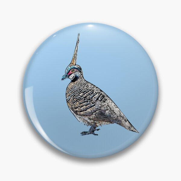 Item preview, Spinifex Pigeon Black Alternate Design  designed and sold by designsasstultd.