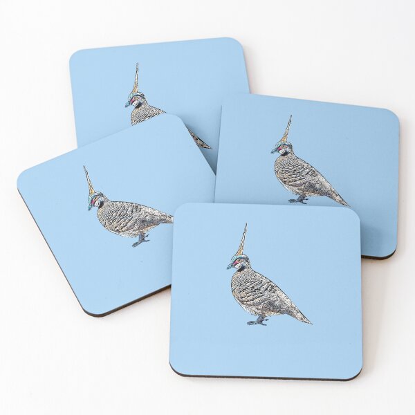Item preview, Spinifex Pigeon Black Alternate Design  designed and sold by designsasstultd.