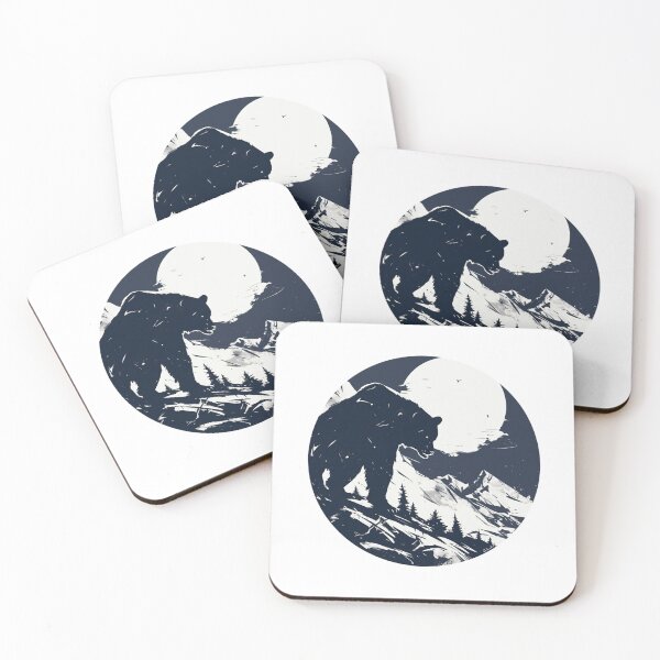 Item preview, Silhouette black and white bear // Aesthetic bear // bear Portrait // yin yang designed and sold by SMARTKIT  DESIGNAGENCY.