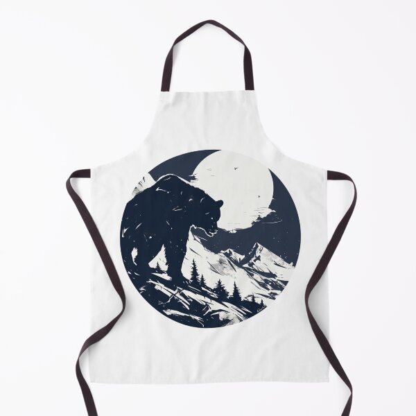 Item preview, Silhouette black and white bear // Aesthetic bear // bear Portrait // yin yang designed and sold by SMARTKIT DESIGNAGENCY.