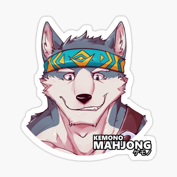 Flint the Wolf Sticker
