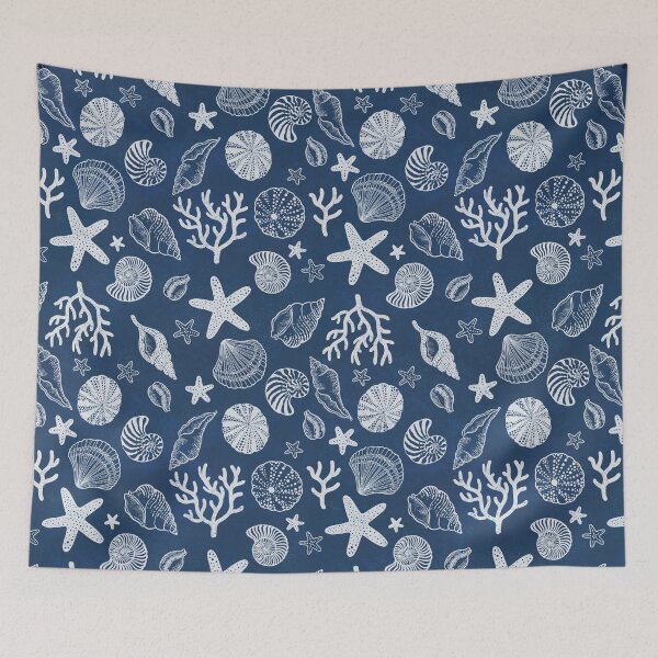 Item preview, Shell Game on Navy designed and sold by lauragraves.