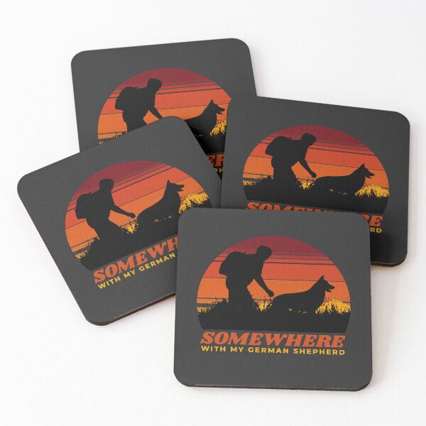 Item preview, Somewhere With My German Shepherd Men's Outdoor Gift  designed and sold by Guarddogdrive.