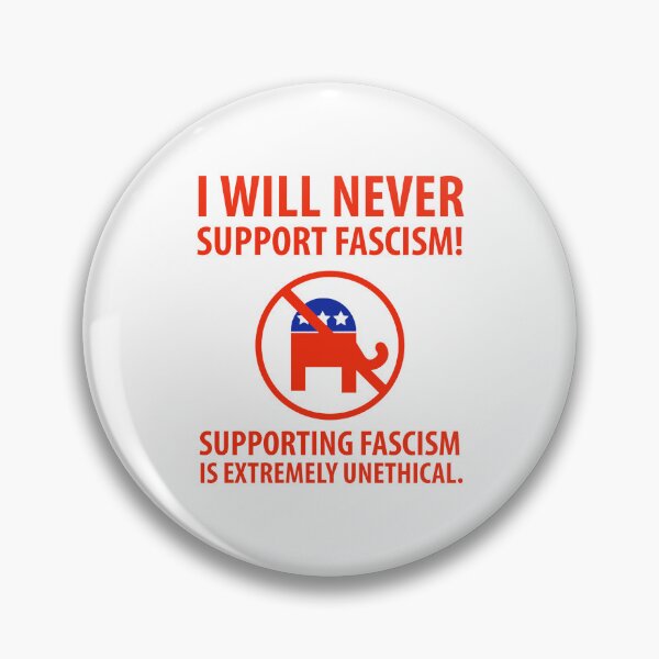 Item preview, I will never support fascism designed and sold by Rachel the Artist .