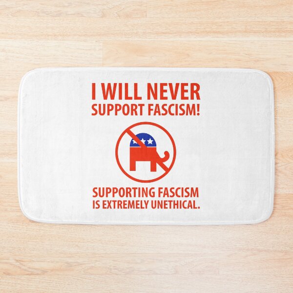 Item preview, I will never support fascism designed and sold by Rachel the Artist .