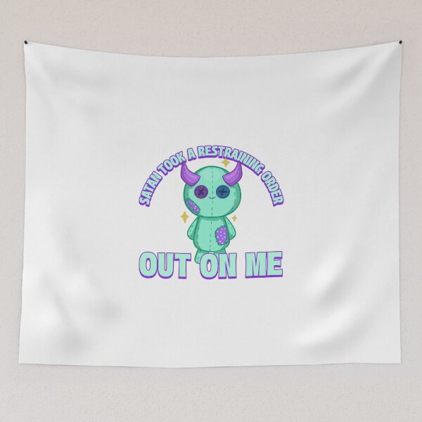 Item preview, Satan Took A Restraining Order Out On Me. designed and sold by GrufTee.
