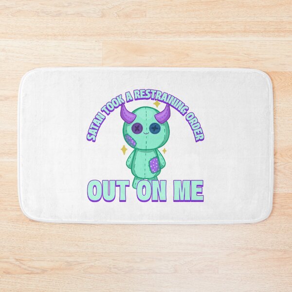 Item preview, Satan Took A Restraining Order Out On Me. designed and sold by GrufTee.