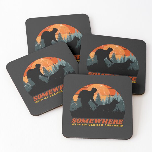 Item preview, Somewhere With My German Shepherd Men's Outdoor Gift  designed and sold by Guarddogdrive.