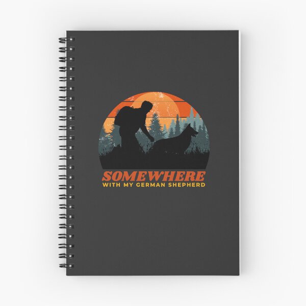 Item preview, Somewhere With My German Shepherd Men's Outdoor Gift  designed and sold by Guarddogdrive.