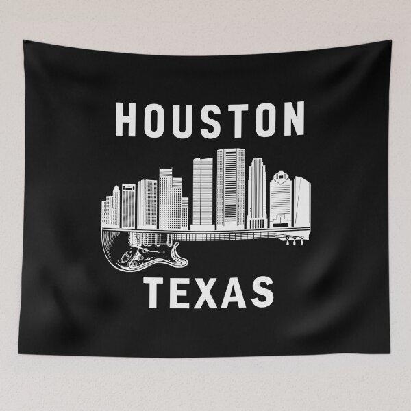 Artikelvorschau, Houston Skyline Musik Texas Souvenir Houston entworfen und verkauft von DSWShirts.