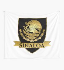 Crête de Sinaloa Noir Escudo de Sinaloa Tenture murale