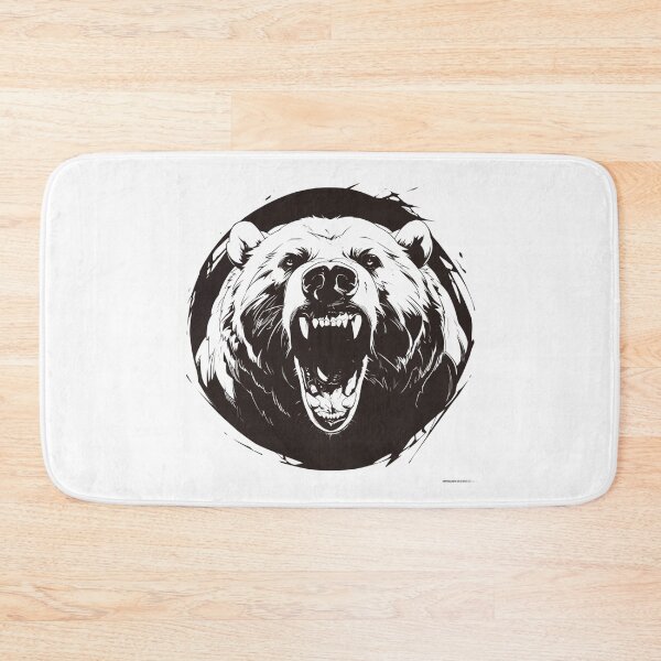 Item preview, Silhouette black and white bear // Aesthetic bear // bear Portrait // yin yang designed and sold by SMARTKIT  DESIGNAGENCY.