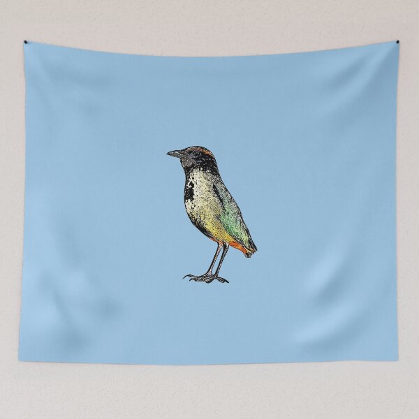 Item preview, Noisy Pitta Black Alternate Design  designed and sold by designsasstultd.