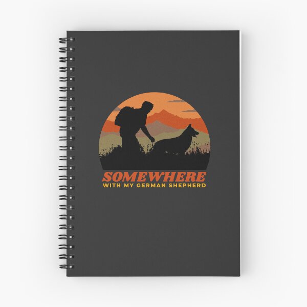 Item preview, Somewhere With My German Shepherd Men's Outdoor Gift  designed and sold by Guarddogdrive.