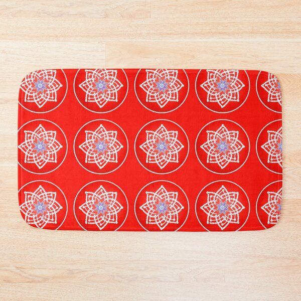 Item preview, Hridaya kamalam kolam/muggu/Rangoli - Red Color designed and sold by ShreecreatE.