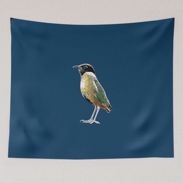 Item preview, Noisy Pitta White Alternate Design  designed and sold by designsasstultd.