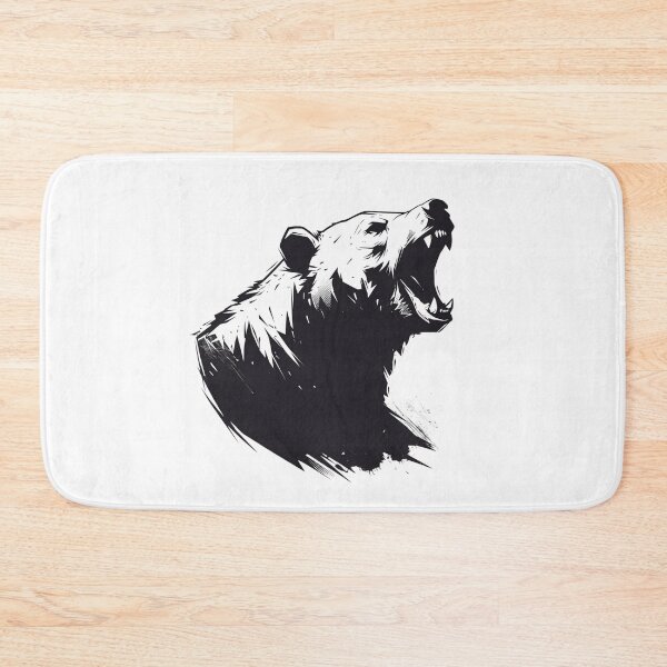 Item preview, Silhouette black and white bear // Aesthetic bear // bear Portrait // yin yang designed and sold by SMARTKIT  DESIGNAGENCY.