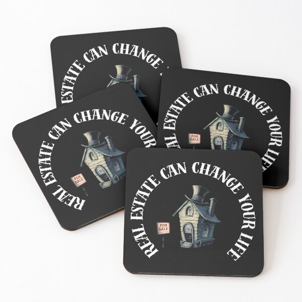 Item preview, Real Estate Can Change Your Life quote designed and sold by KarizmaCorner.
