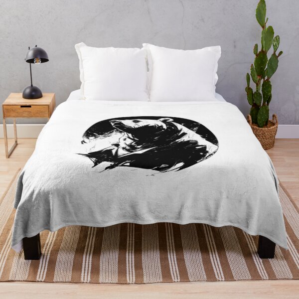 Item preview, Silhouette black and white bear // Aesthetic bear // bear Portrait // yin yang designed and sold by SMARTKIT DESIGNAGENCY.