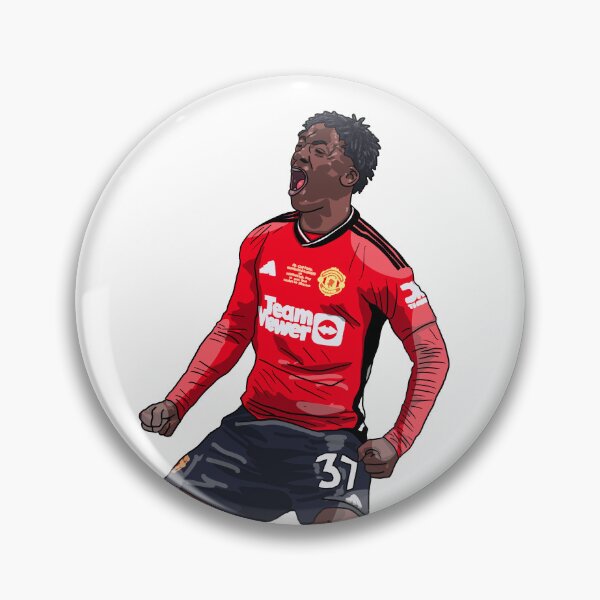 Item preview, Kobbie Mainoo Manchester United FA Cup Winners designed and sold by GrizzlyCollective.