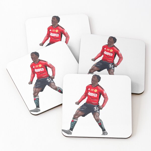 Item preview, Kobbie Mainoo Manchester United FA Cup Winners designed and sold by GrizzlyCollective.