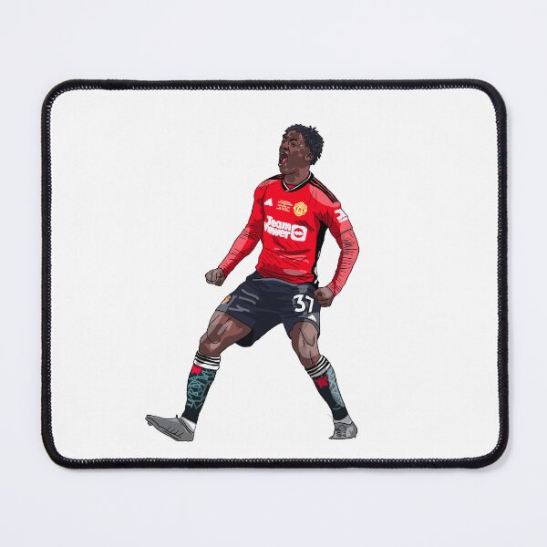 Item preview, Kobbie Mainoo Manchester United FA Cup Winners designed and sold by GrizzlyCollective.