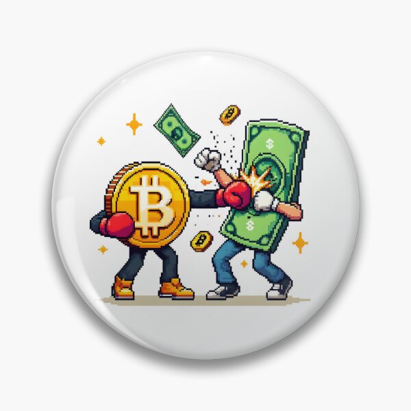 Item preview, Crypto Knockout: Bitcoin vs. Dollar designed and sold by Felix-Designer.