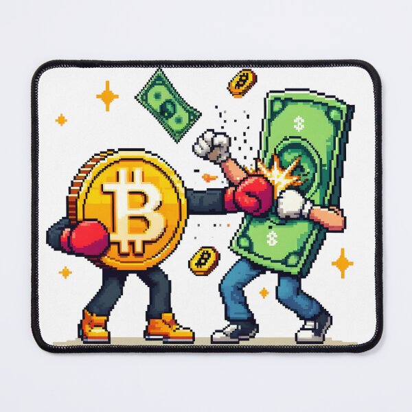 Item preview, Crypto Knockout: Bitcoin vs. Dollar designed and sold by Felix-Designer.