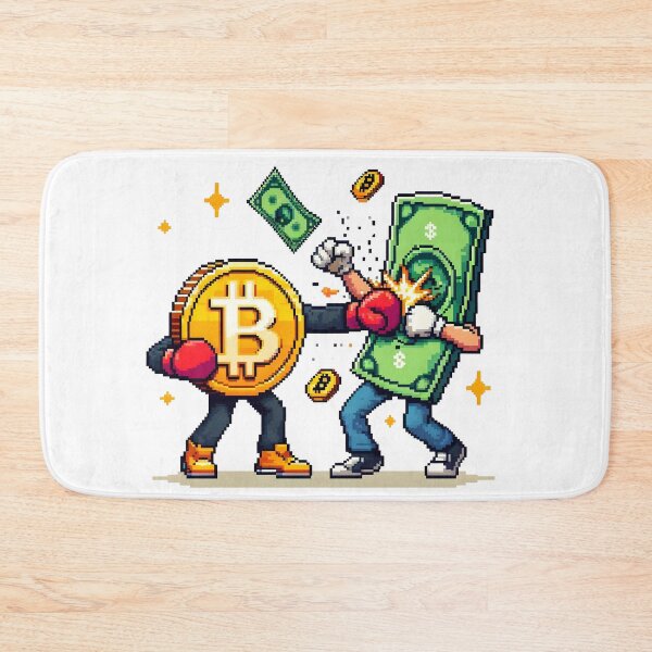 Item preview, Crypto Knockout: Bitcoin vs. Dollar designed and sold by Felix-Designer.