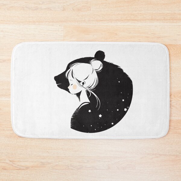 Item preview, Silhouette black and white bear // Aesthetic bear // bear Portrait // yin yang designed and sold by SMARTKIT  DESIGNAGENCY.