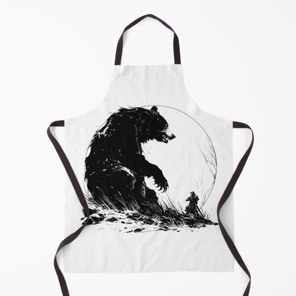 Item preview, Silhouette black and white bear // Aesthetic bear // bear Portrait // yin yang designed and sold by SMARTKIT DESIGNAGENCY.