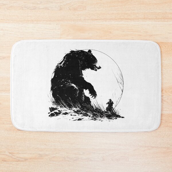 Item preview, Silhouette black and white bear // Aesthetic bear // bear Portrait // yin yang designed and sold by SMARTKIT  DESIGNAGENCY.