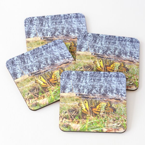 Item preview, Swallowtail Butterflies At The Bottom Of King's Mountain Spillway South Carolina designed and sold by LisaWootenPhoto.