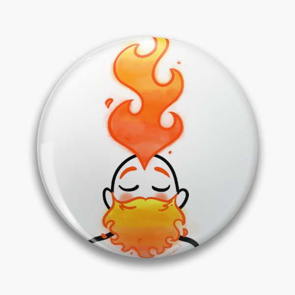 Item preview, Fire Beard with Mohawk designed and sold by DoodleComics.