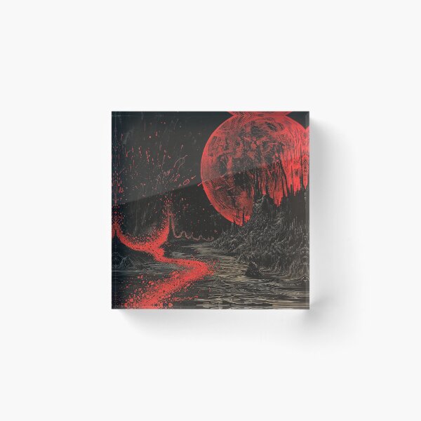 Item preview, Blood Moon Rising designed and sold by OccultDreams.