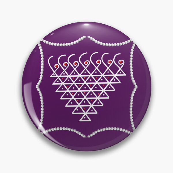 Item preview, Saraswati Kolam - Dot kolam/muggu/sikku kolam designed and sold by ShreecreatE.