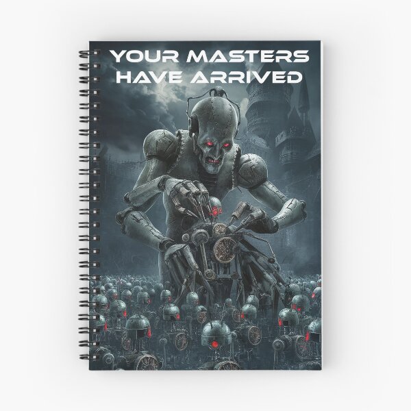 Item preview, AI Robot Overlords Arrival - Futuristic Mech Army designed and sold by 3MillsDesign.
