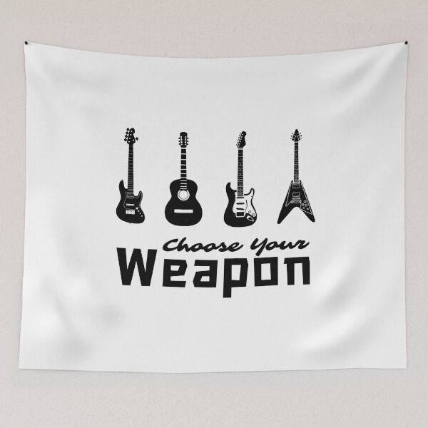 Item preview, Choose your weapon Guitar designed and sold by aipolohu.