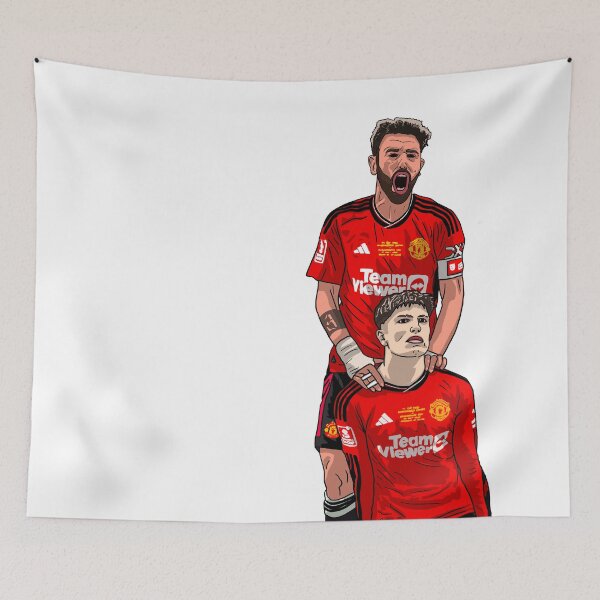 Item preview, Bruno Fernandes and Alejandro Garnacho  designed and sold by GrizzlyCollective.