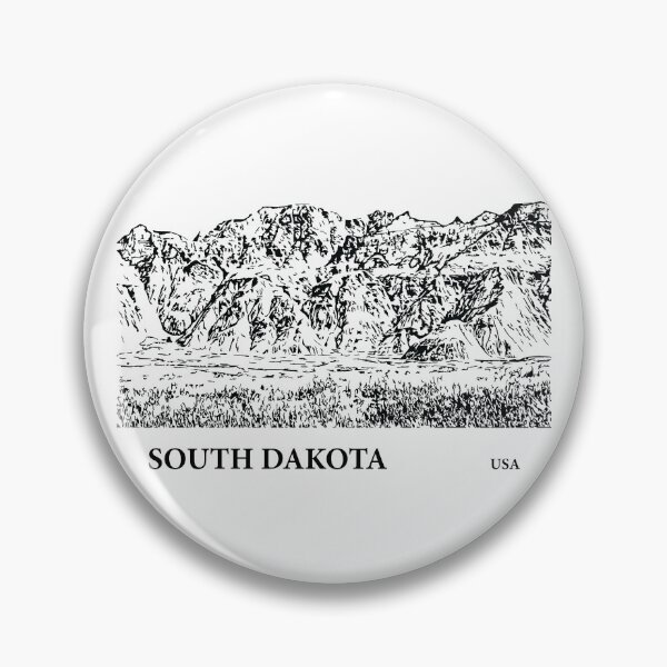 Item preview, South Dakota USA designed and sold by Lakeric Cityscapes.